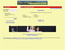 Tablet Screenshot of freemail.bowiewonderworld.com